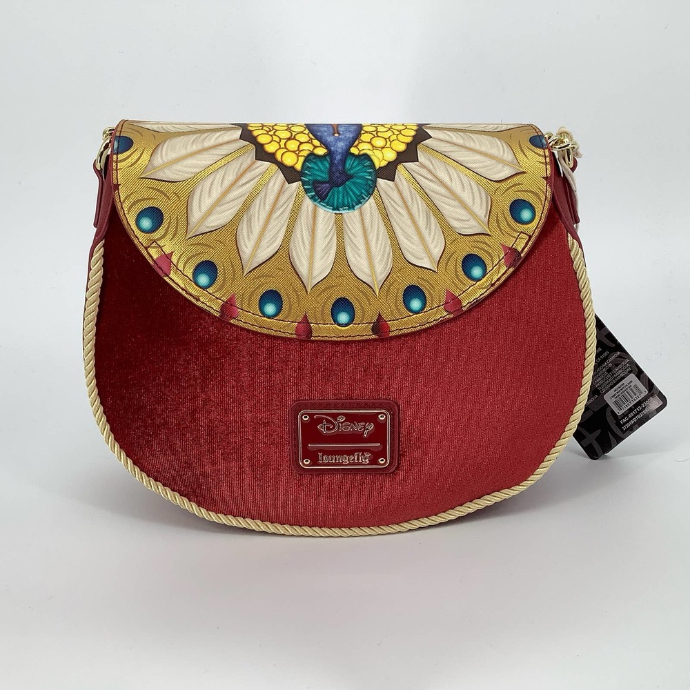 NEW! Loungefly Disney Snow White Evil Queen Throne Crossbody Bag E17 - Picture 4 of 9
